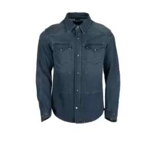 Image of Helstons Vince Blue Cotton Armalith Dirty XL