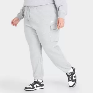 Image of Womens Nike Sportswear Club Fleece Mid-Rise Oversized Cargo Sweatpants (Plus Size)