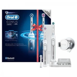 Image of Oral B PRO8900 Genius Twin Handle Gift Pack