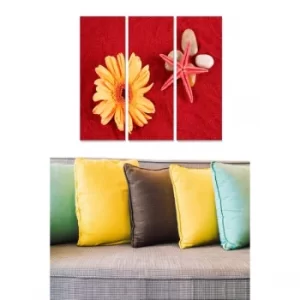 Image of MDF6347684 Multicolor Decorative MDF Painting (3 Pieces)