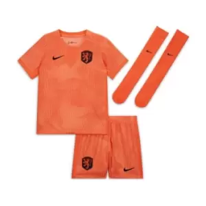 Image of Nike Netherlands Home Minikit 2023 Infants - Orange