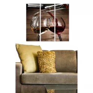 Image of MDF249172327 Multicolor Decorative MDF Painting (3 Pieces)