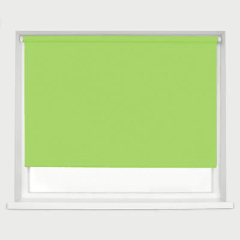 Image of Caecus Blinds Blackout Roller Blind Lime Green 90Cm
