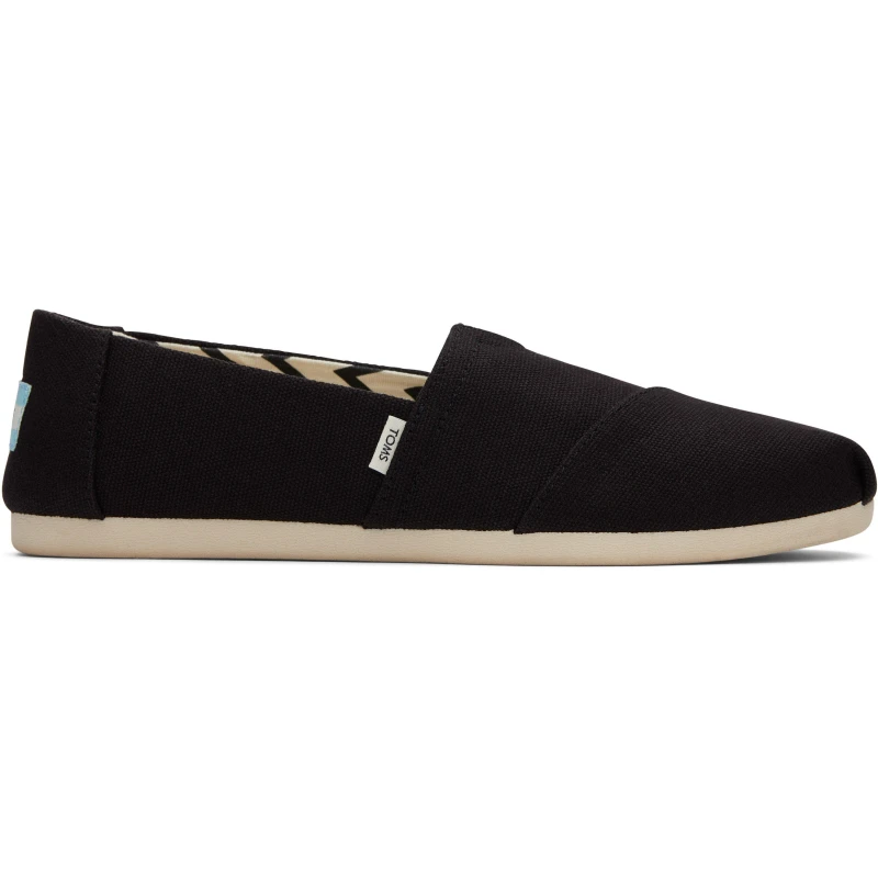 Image of Toms Alpargata Canvas Pumps - Black 6