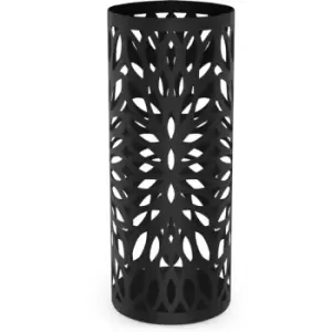 Image of Round Metal Umbrella Stand in Black M&W - Black