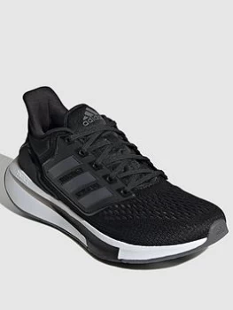 Image of adidas EQ21 Run - Black/White, Size 6, Women