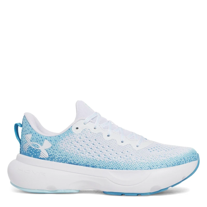 Image of Under Armour Womens Infinite Runner White/Blue female 5 (38.5)
