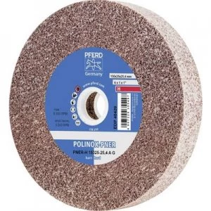 Image of PFERD 44691061 HORSE POLINOX Compact grinding wheel 150 x 25.4mm Corundum A coarse Hard design 150 mm