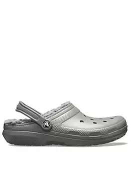 Image of Crocs Crocs Classic Lined, Grey, Size 7, Men