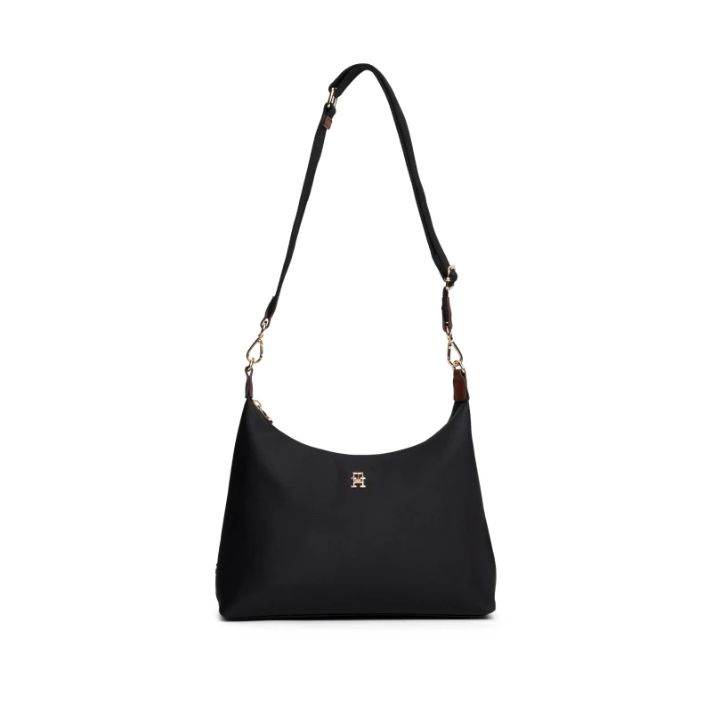 Image of Tommy Hilfiger Womens Popette Shoulder Bags Black female One Size