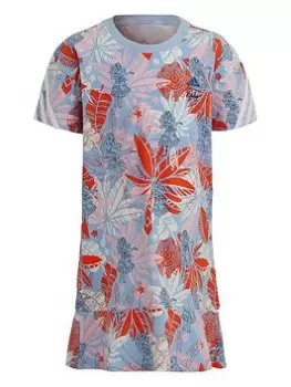 Image of adidas Sportswear Girs Kids Disney Moana Dress, Light Pink, Size 5-6 Years