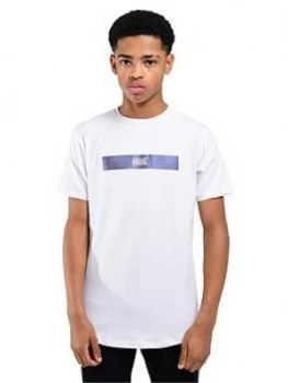 Image of Boys, Rascal Distorted Box Logo T-Shirt - White Size M 11-12 Years