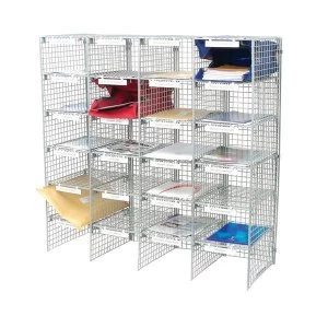 Image of 24 Compartment Sort Unit Grey