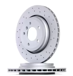 Image of ZIMMERMANN Brake disc BMW 150.1295.52 34201166073,34201168073,34216855157 Brake rotor,Brake discs,Brake rotors 34216864052