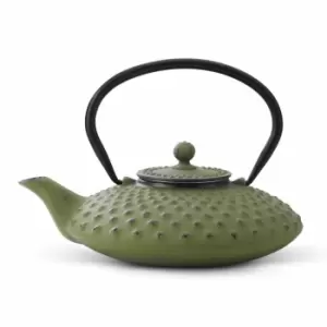 Image of Bredemeijer Teapot Xilin Design Cast Iron 0.8L In Green