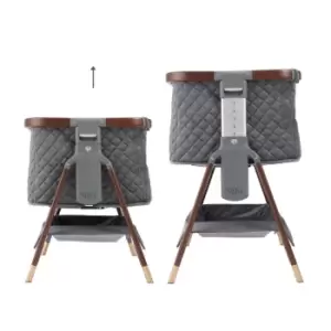 Image of Tutti Bambini Cozee Luxe Bedside Crib Walnut/Slate