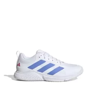 Image of adidas Court Team Bounce 2 Indoor Court Trainers - White