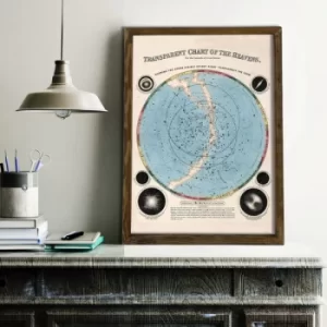 Image of Map010 Multicolor Decorative Framed MDF Painting