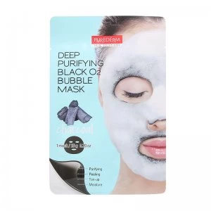 Image of Purederm Deep Purifying O2 Bubble Sheet Mask Charcoal