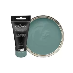 Image of Crown Matt Emulsion Paint - Botany Bay Tester Pot - 40ml