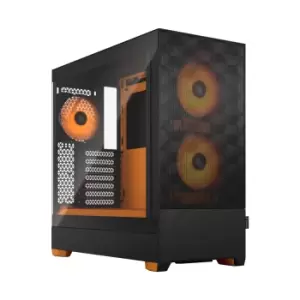 Image of Fractal Design Pop Air RGB Orange Core Mid Tower Tempered Glass PC Case - FD-C-POR1A-05