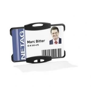 Image of Durable SECURITY PASS HOLDER 54x85mm no clip Transparent Pack of 10