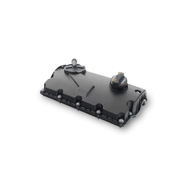 Image of GT-BERGMANN GT58-027 Rocker Cover with valve cover gasket, with lid Plastic Rocker Cover (977)