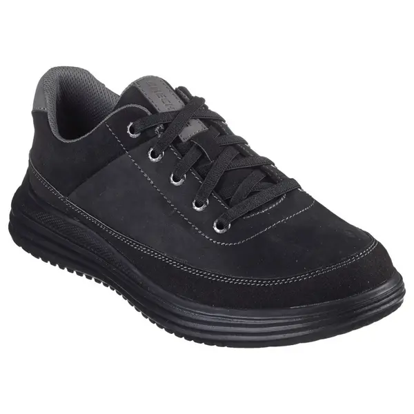 Image of Skechers Mens Proven Aldeno Leather Smart Trainers UK Size 12 (EU 47.5)