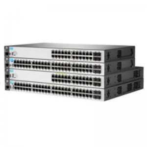 Image of HPE 2530-48 Managed L2 Switch - 48 x 10/100 + 2 x Gigabit SFP + 2 x 10