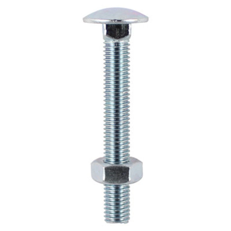 Image of Coach Bolts and Nut Zinc Plated 0660CB Size: M6