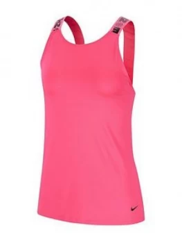 Image of Nike Training Icon Clash Elastika Tank Top - Hyper Pink