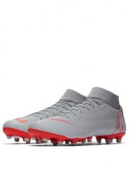 Image of Nike Mens Mercurial Superfly 6 Academy Mg Football Boot Wolf Grey Size 9 Men