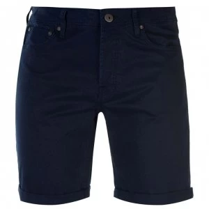Image of Jack and Jones Jeans Intelligence Rick Shorts - Black Iris