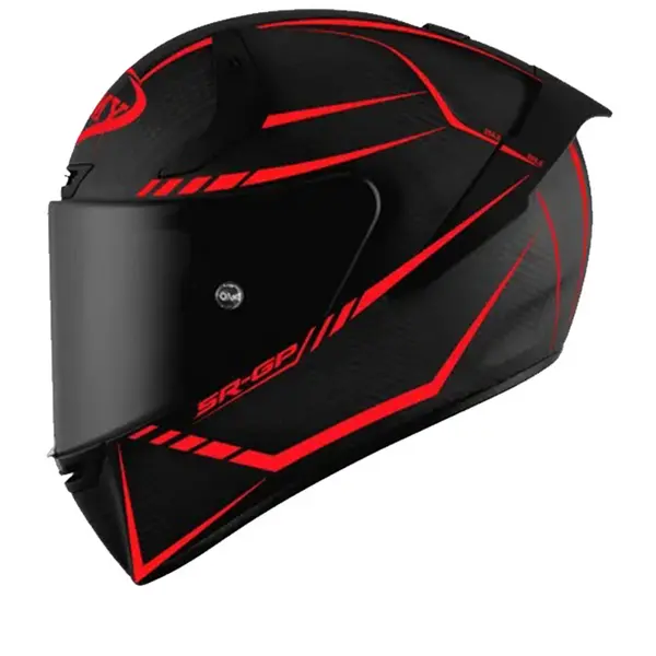 Image of Suomy SR-GP Carbon Supersonic ECE 22.06 Black Red Full Face Helmet S