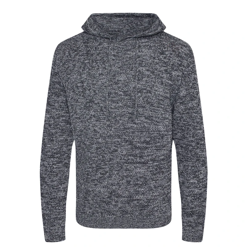 Image of Ecologie Ecologie Men Iguazu Knitted Hoodie in Dark Grey Size: X-Small Dark Grey XS Male 5059000804977