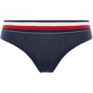 Image of Tommy Bodywear Signature Stripe Bikini - Navy