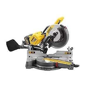 Image of DEWALT DHS780T2-GB 54V Flexvolt Brushless Cordless 305mm Sliding Mitre Saw With 2 x 6.0Ah Batteries