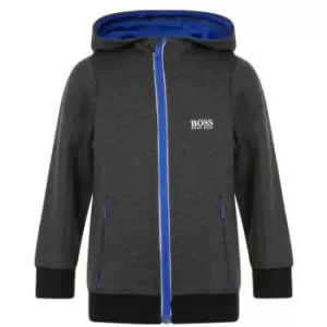 Image of BOSS Blue Tip Zip Hoodie - Blue
