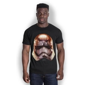 Image of Star Wars - Episode VII Phasma Big Head Unisex XX-Large T-Shirt - Black