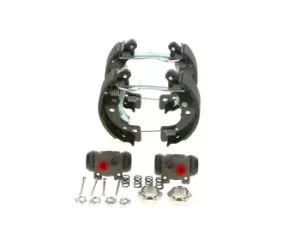 Image of Bosch Brake Set, drum brakes PEUGEOT,CITROEN 0 204 114 027 42413H,42416A,42416T 424225,42413H,42416A,42416T,424225