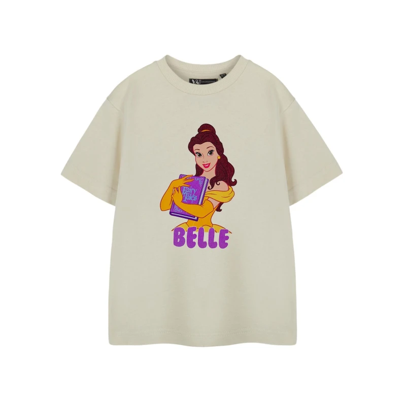 Image of Disney Short Sleeved T-Shirt Beige female