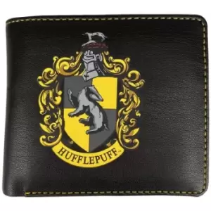 Image of Harry Potter Hufflepuff Wallet (One Size) (Black/Yellow)