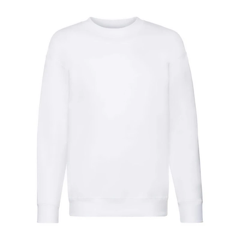 Image of Fruit Of The Loom Premium boys's Children's sweater in White