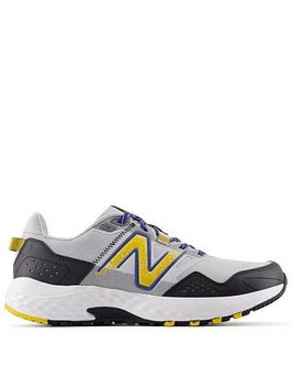 Image of New Balance 410v8 Mens Trail Running Shoes - Grey Male 9