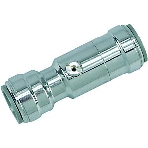 Image of John Guest Speedfit 15HSVP Isolating Valve Chrome 15mm