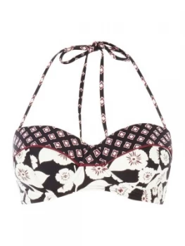 Image of Kate Spade New York Demi cup bikini top Black