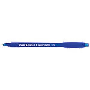 Image of Paper Mate Ballpoint Pen Comfortmate Ultra 0.3mm Blue Pack of 12