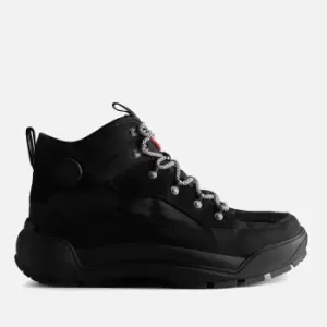 Image of Hunter Urban Explorer Water-Resistant Leather and Suede-Blend Boots - UK 8