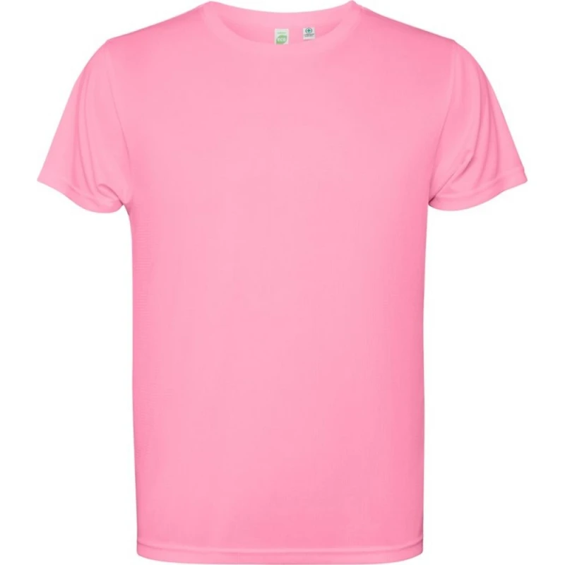 Image of ROLY ROLY Men Estoril Short-Sleeved T-Shirt in Bright Pink Size: Small Bright Pink S Male 5063750555430