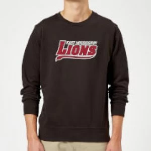 Image of East Mississippi Community College Lions Script Logo Sweatshirt - Black